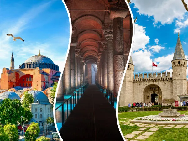 Kombinirana ulaznica za Aju Sofiju, cisternu Bazilike i palaču Topkapi