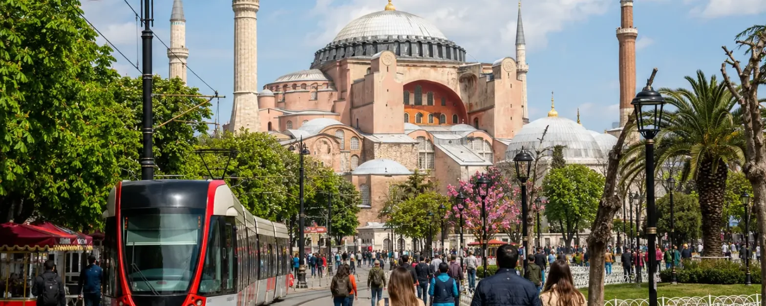 Cum ajungi la Hagia Sophia